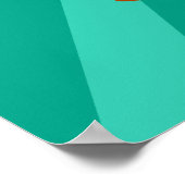 オレンジ・イカ ポスター (角)