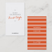 オレンジ、ウェイズ、グラウ、ゲストレフト 名刺 (正面/裏面)