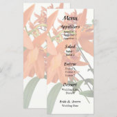 オレンジ エピデンドラム ラン メニュー (正面/裏面)