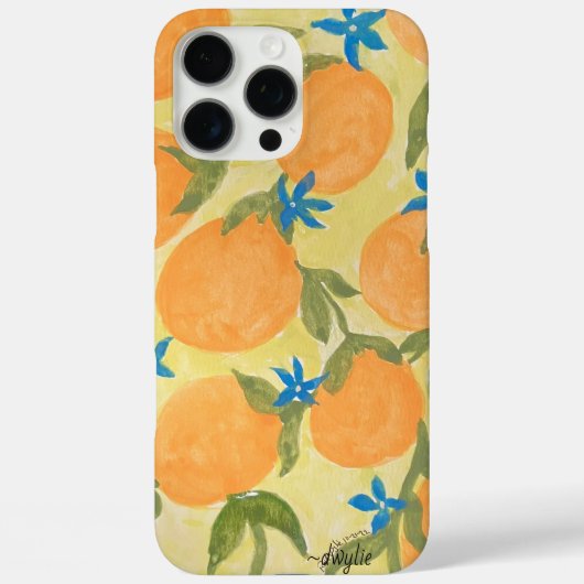 オレンジ、オレンジ、オレンジ Case-Mate iPhoneケース (裏面)