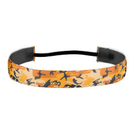 オレンジ・カモフラージュ、軍隊、陸軍 アスレチックヘッドバンド
