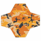 オレンジ・カモフラージュ、軍隊、陸軍 サッカーボール (フラット)