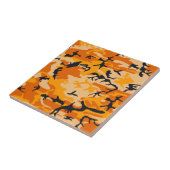 オレンジ・カモフラージュ、軍隊、陸軍 タイル (側面)