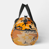 オレンジ・カモフラージュ、軍隊、陸軍 ダッフルバッグ (右)