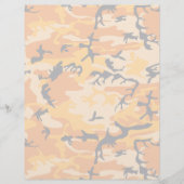 オレンジ・カモフラージュ、軍隊、陸軍 チラシ (正面)