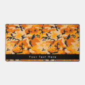 オレンジ・カモフラージュ、軍隊、陸軍 デスクマット (正面)