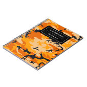 オレンジ・カモフラージュ、軍隊、陸軍 ノートブック (左側)