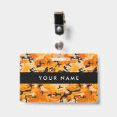 オレンジ・カモフラージュ、軍隊、陸軍 バッジ (クリップ付き表面)