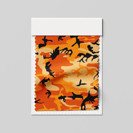 オレンジ・カモフラージュ、軍隊、陸軍 ファブリック