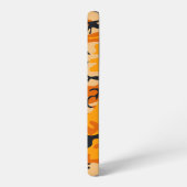 オレンジ・カモフラージュ、軍隊、陸軍 SAMSUNG GALAXYケース (左側面)