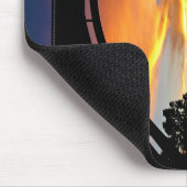 オレンジ·カリフォルニア·コースタル·サンセットアンダーブリッジ マウスパッド (コーナー)