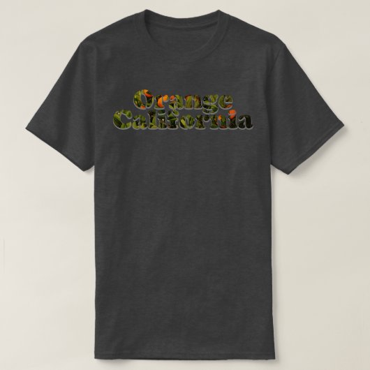 オレンジ・カリフォルニア Tシャツ (デザイン正面)