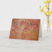 オレンジ カード (黄色い花)