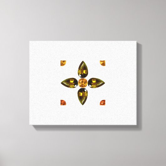 オレンジ キャンバスプリント (正面)