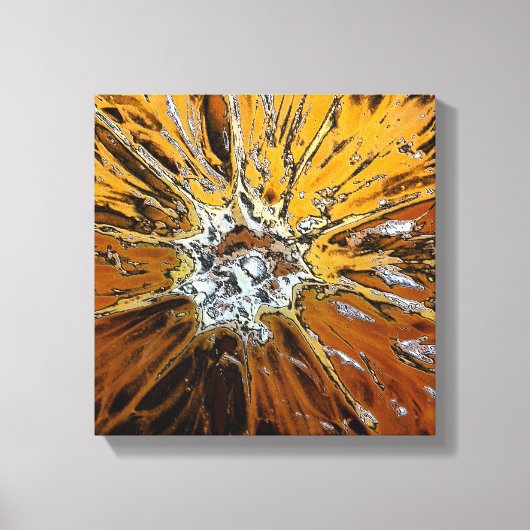 オレンジ キャンバスプリント (正面)