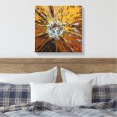 オレンジ キャンバスプリント (インサイチュ (寝室))