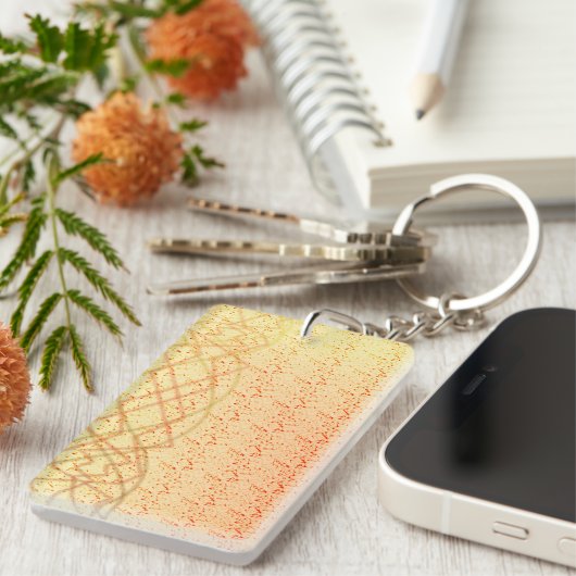 オレンジ キーホルダー (正面右)