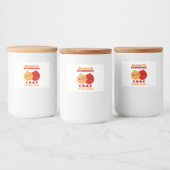 オレンジ&クランベリーケーキ フードラベル (ボトル)