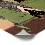 オレンジ&グリーンにスザンヌ ポスター (角)