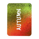 オレンジ&グリーンプレミアムマグネットの独自の名前の色合い マグネット (縦)