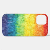 オレンジ・グリーン・アンド・ブルー・抽象芸術絵画ズ Case-Mate iPhoneケース (裏面 (横))