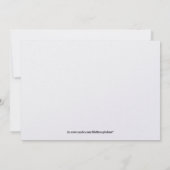 オレンジ&グリーン Save the Date 結婚発表 招待状 (裏面)