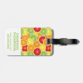 オレンジ、グレープフルーツ、ライム&レモン|写真の追加 ラゲッジタグ (裏面横)