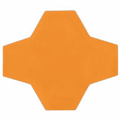 オレンジ サッカーボール (フラット)