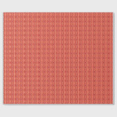 オレンジ、サンゴ、茶色のダイヤモンドパターン。 ラッピングペーパー (フラット)