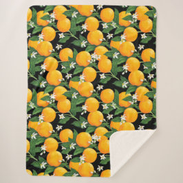 オレンジ シェルパブランケット