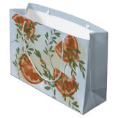 オレンジ・シトラスと緑 ラージペーパーバッグ (裏面アングル)