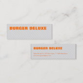 オレンジ スキニー名刺 (正面/裏面)