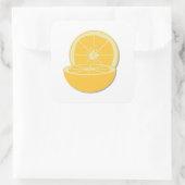 オレンジ スクエアシール (バッグ)