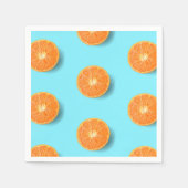 オレンジ スタンダードカクテルナプキン (正面)