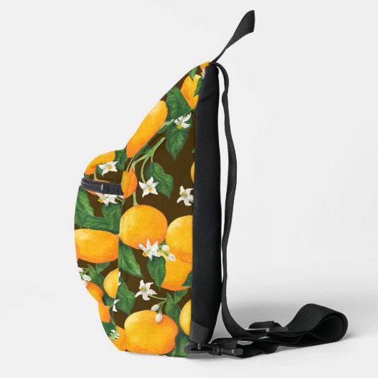 オレンジ スリングバッグ (右)