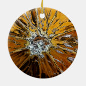 オレンジ セラミックオーナメント (裏面)