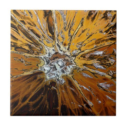 オレンジ タイル (正面)