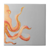 オレンジ・タコ タイル (正面)