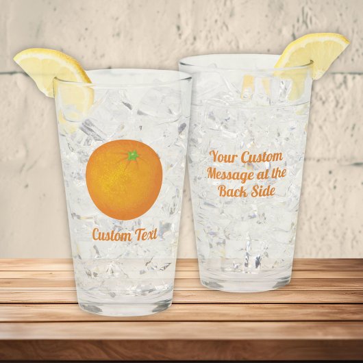 オレンジ タンブラーグラス