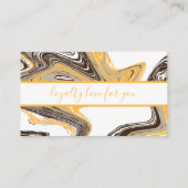 オレンジ・チョコレートストロークロイヤリティパンチカード ロイヤリティカード (裏面)