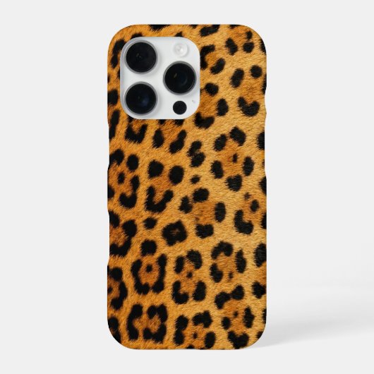 オレンジ チーター iPhone 16 Pro Max カバー (裏面)