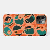 オレンジ ティール 黒のMAZIPOODLES I Spy Eye Case-Mate iPhoneケース (裏面(横))