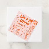 オレンジ ディスコ カウガール ロデオ ブライズビーチパーティー フェイバータグ (インサイチュ)