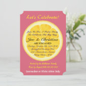 オレンジ&ナンタケットレッド フィエスタ カクテルパーティー 招待状 (スタンド正面)