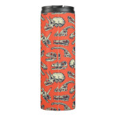 オレンジ&ネイビー恐竜スカル タンブラー (裏面)