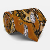 オレンジ ネクタイ (ロール)