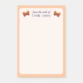 オレンジ・バタフライの机から ポストイット (正面)