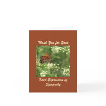 オレンジ・バタフライ悔やみや弔慰ありがとう