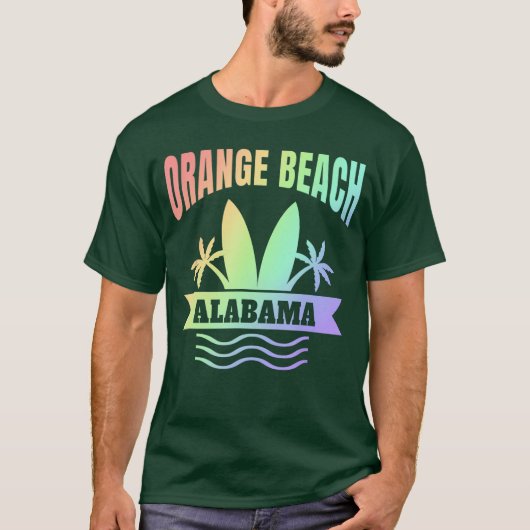 オレンジ・ビーチ アラバマ州 バケーション お土産 Tシャツ (正面)