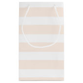 オレンジ&ピンクフローラブーケ誕生日 スモールペーパーバッグ (裏面)